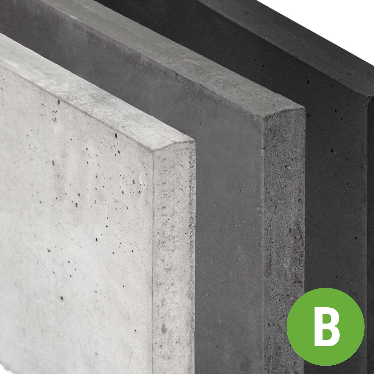 Jessel Concrete Fence Post Range - 10x10x280cm Grey