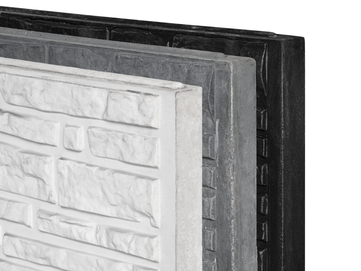 Rustic Decorative Fence Panels 26cm - Charcoal