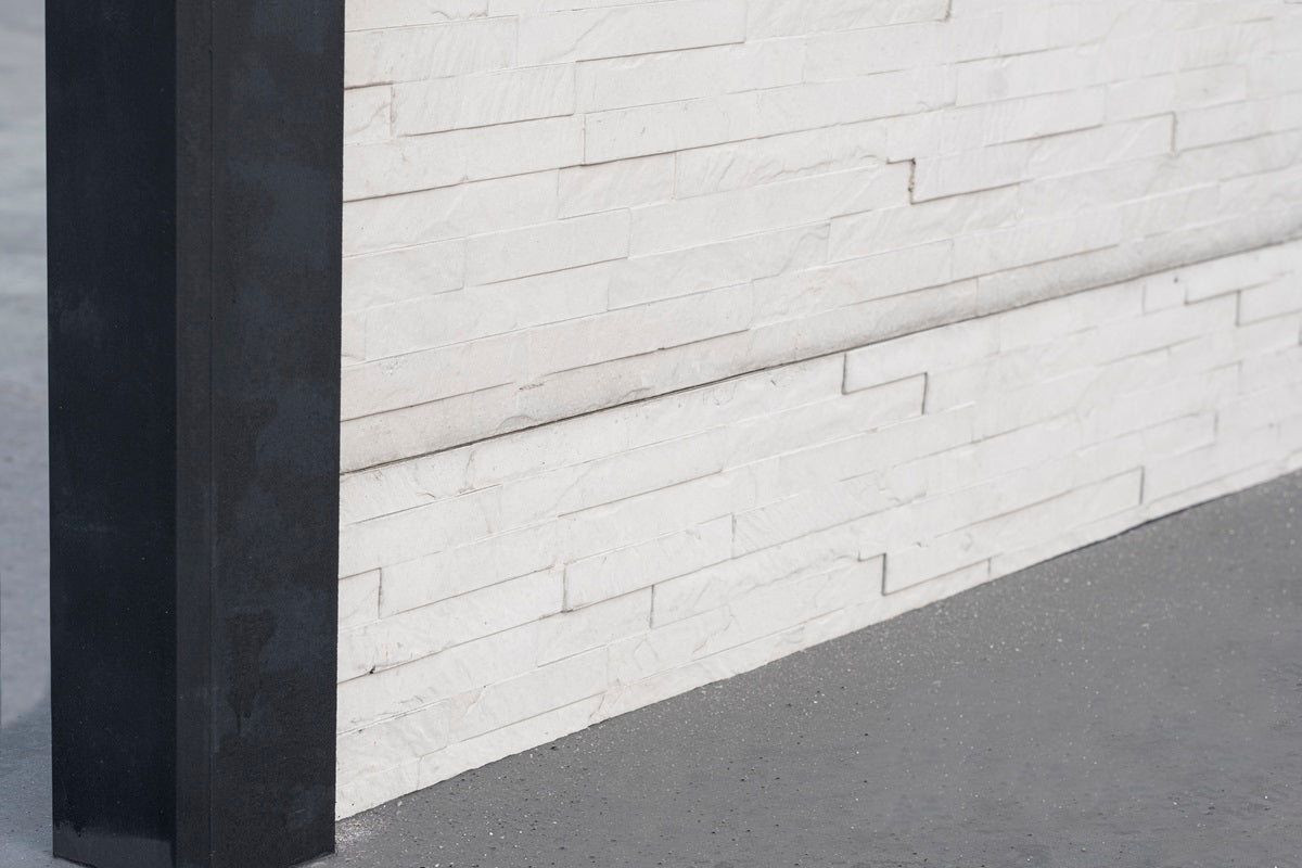 Slate Concrete Decorative Fence Boards 26cm - Grey