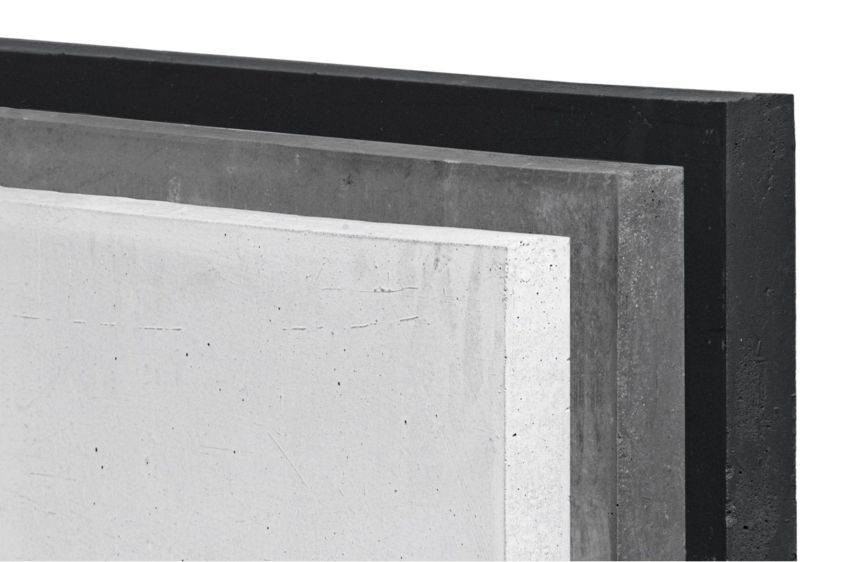 Smooth Concrete Gravel Boards - Charcoal