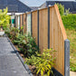 Sheden Garden Fence Panel H130xW180cm - Double Sided