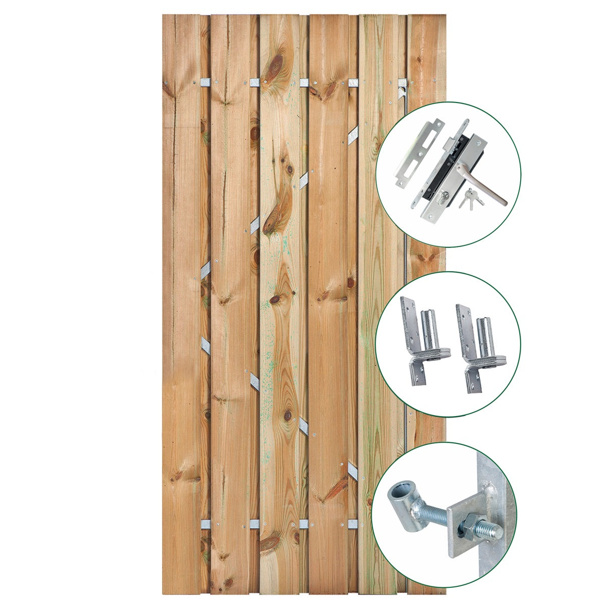 Pine Garden Fence Gate