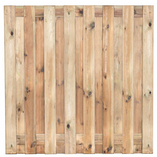 Coevorden Garden Fence Panel H180xW180cm - Double Sided