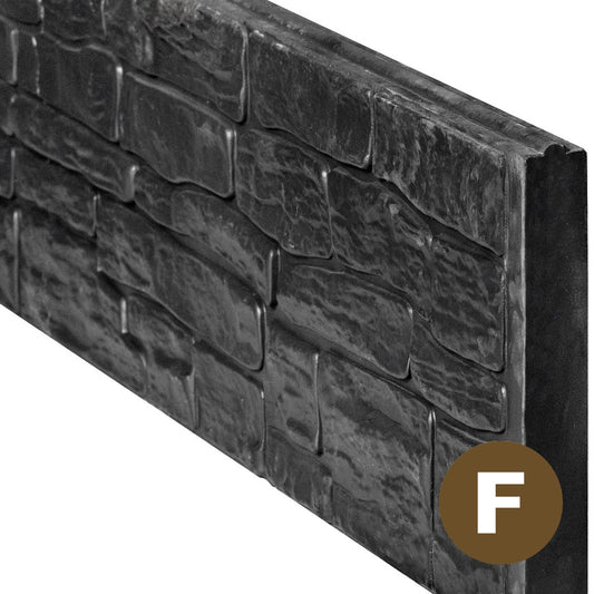 Nostalgia Concrete Decorative Fence Boards 26cm - Treated