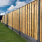 Extra Tall Jessel Fence Post Range - 10x10x308cm Charcoal