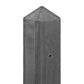 Extra Tall Jessel Fence Post Range - 10x10x308cm Charcoal