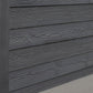 Feather Edge Decorative Fence Panels - Charcoal