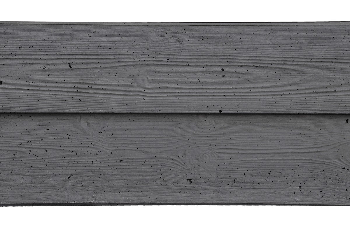 Feather Edge Decorative Fence Panels - Charcoal