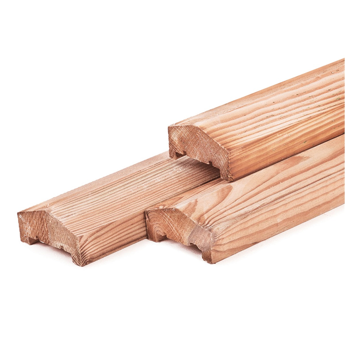 Pyramid Fence Panel Capping - Douglas Fir – Concrete Posts UK