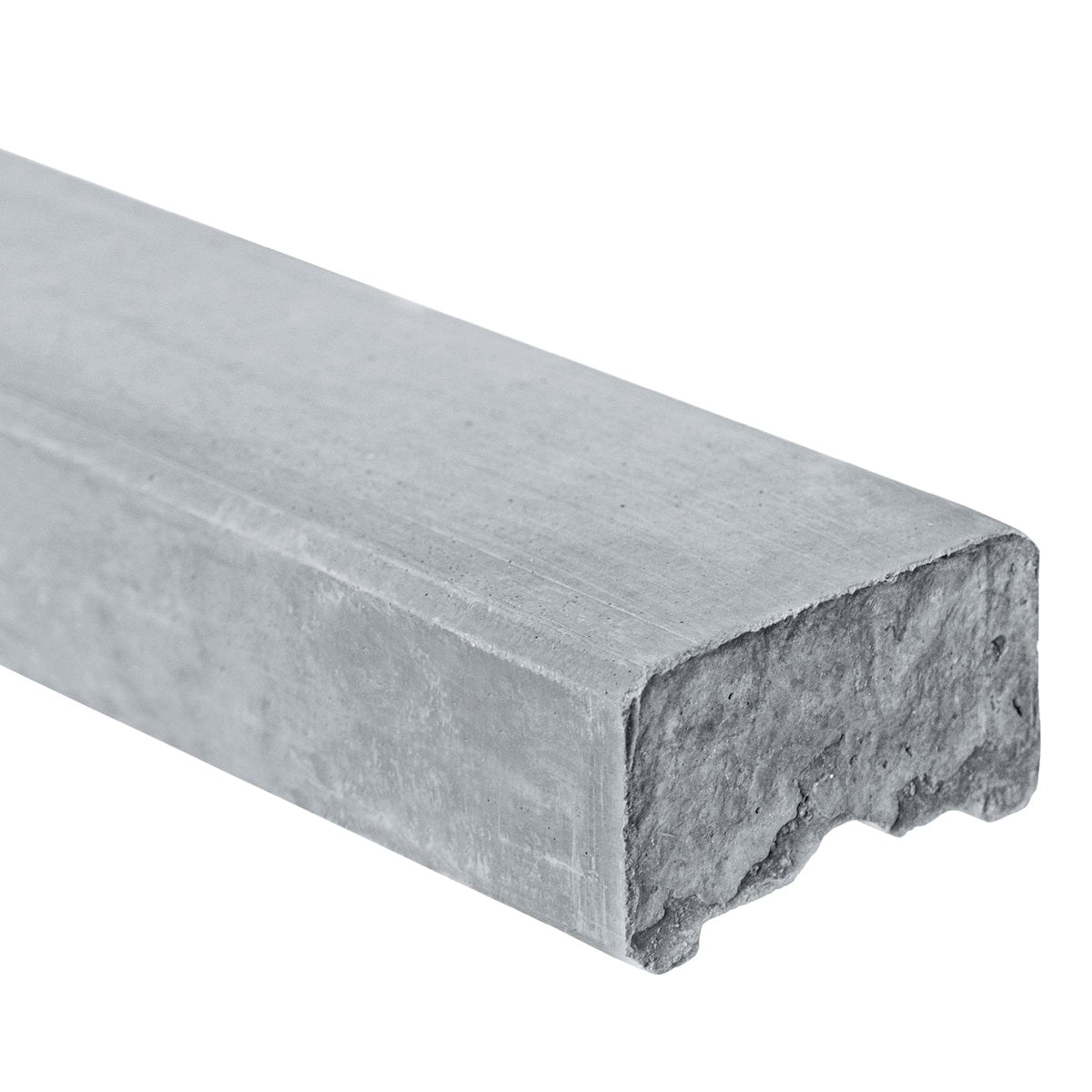 Concrete Flat Fence Panel Capping Grey