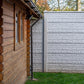 Rock Face Decorative Fence Panels 36cm - Grey