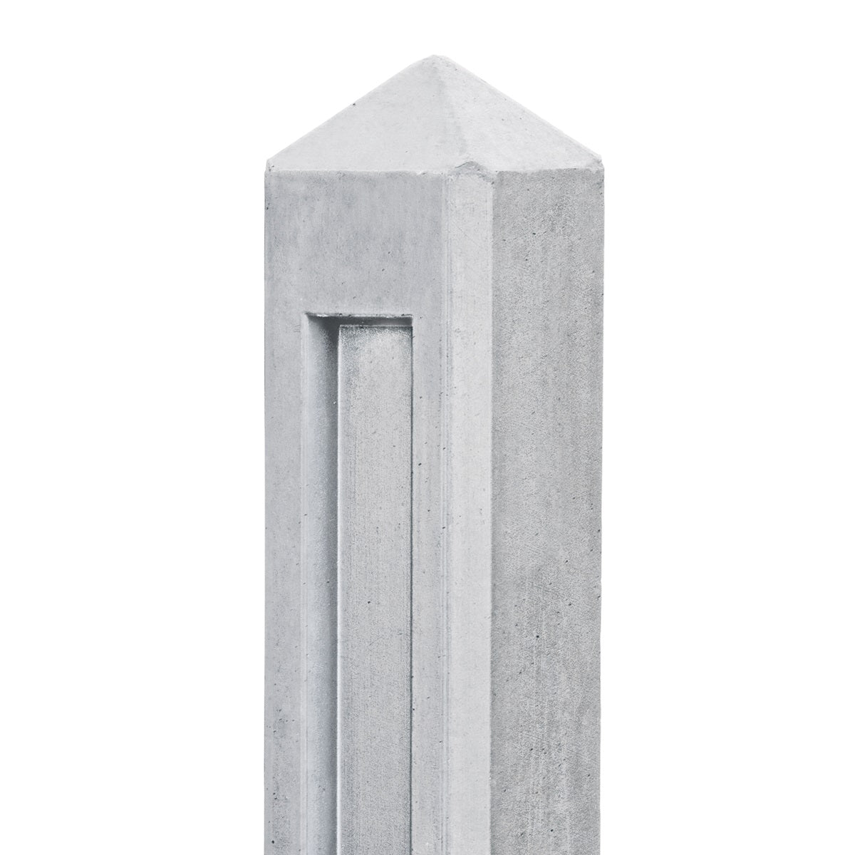 Hunze Retaining Concrete Fence Posts 10x10x145cm - Grey