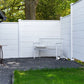 Log Profile Decorative Concrete Fence Board - Grey