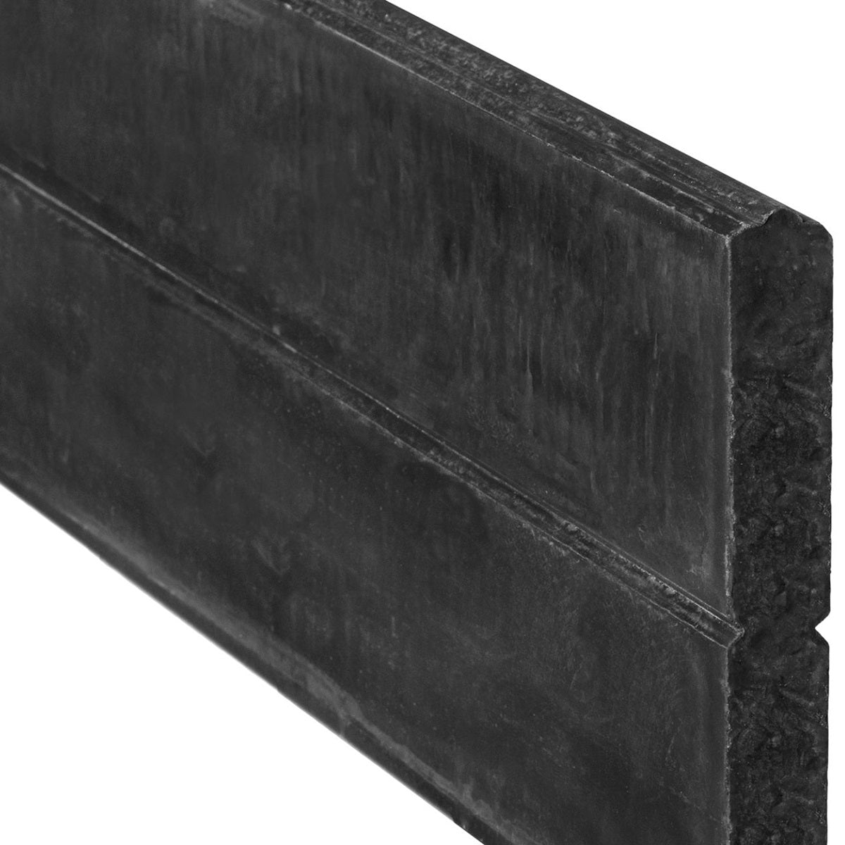 Log Profile Decorative Concrete Fence Board - Treated