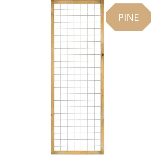 Garden Fence Trellis H180xW60cm - Pine