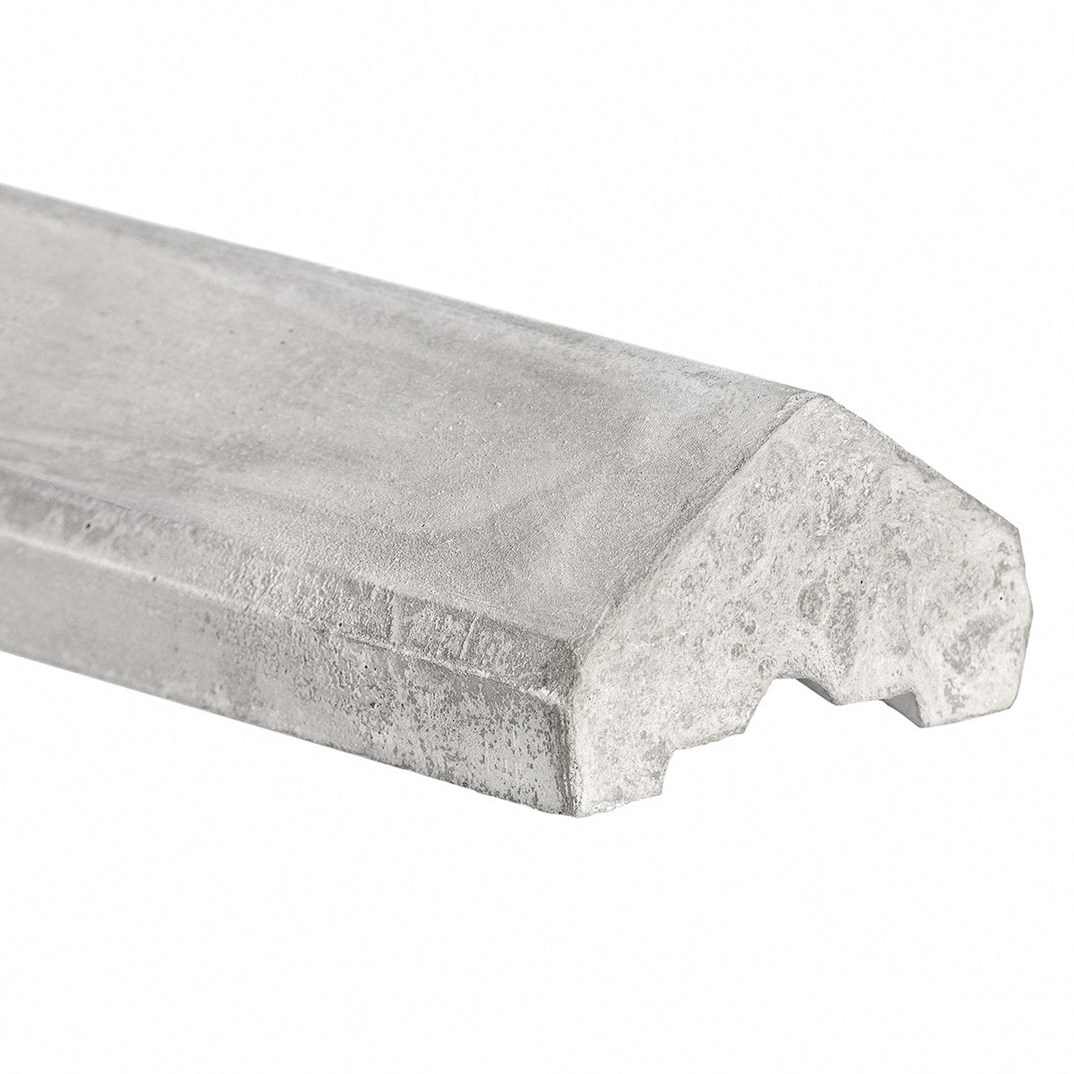 180cm Pyramid Fence Panel Capping Concrete Grey – Concrete Posts UK