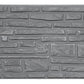 Rustic Decorative Fence Panels 26cm - Charcoal