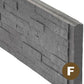 Slate Concrete Decorative Fence Boards 26cm - Charcoal