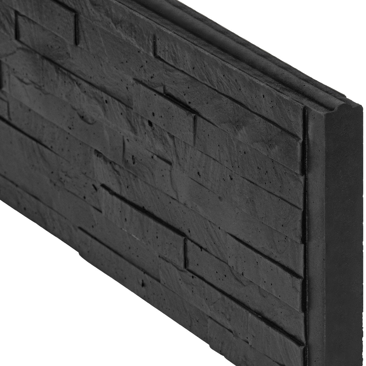 Slate Concrete Decorative Fence Boards 36cm - Treated