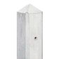 Jessel Concrete Fence Post Range - 10x10x280cm Grey