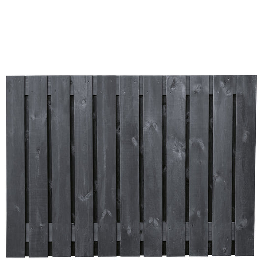 Stuttgart Fence Panel Black H130xW180cm - Double Sided