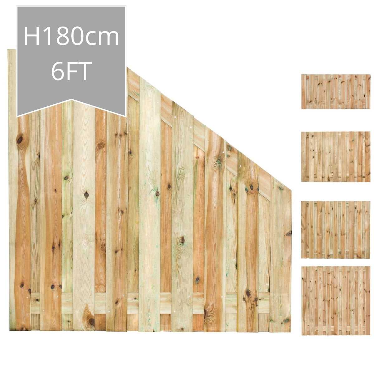 Vasse Fence Panel 180>90cm - Double Sided