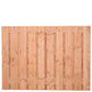 Zwarte Fence Panel H130xW180cm - Double Sided